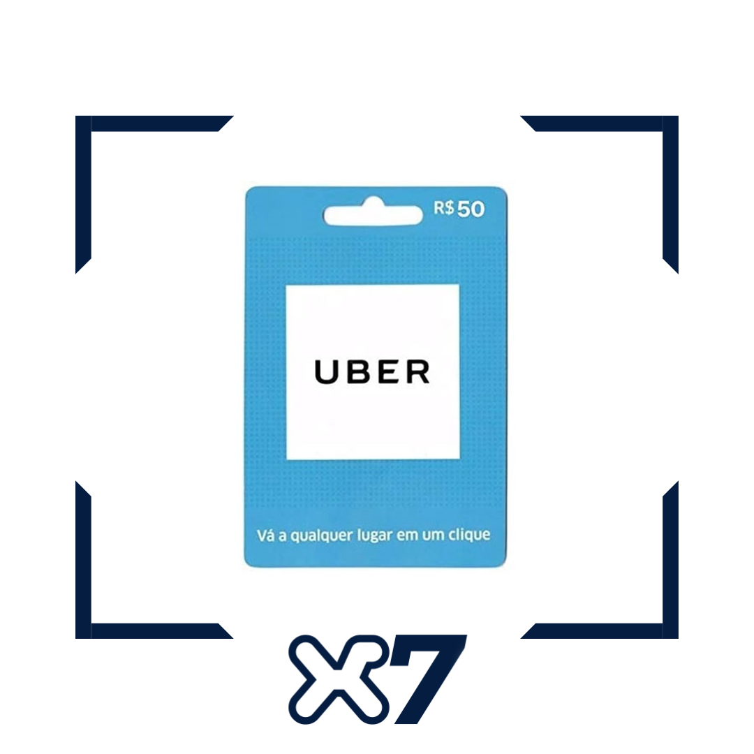 Uber Pré Pago - R$ 50,00
