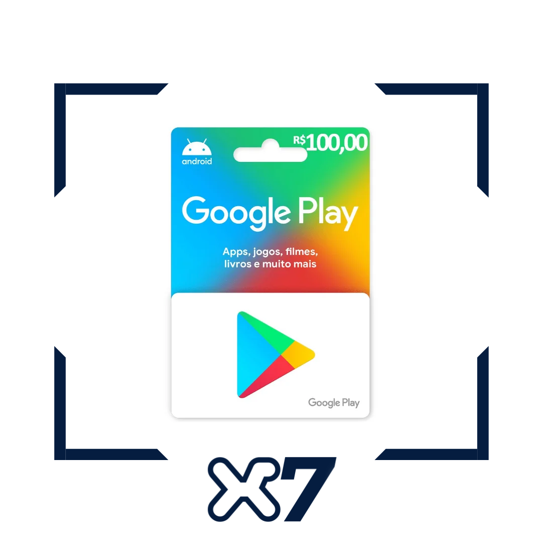 Google Play Pré Pago - R$ 100,00
